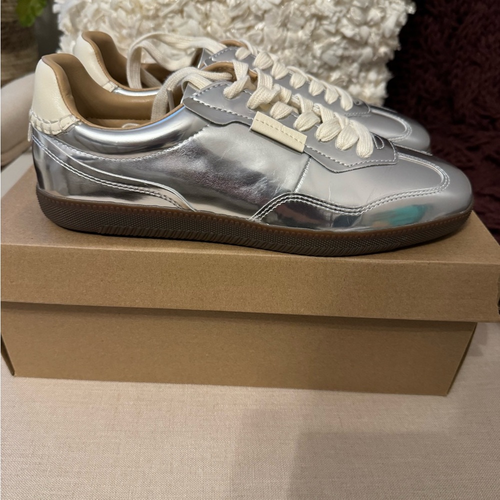 Steve Madden Emporia Silver Athletic Shoes sneaker